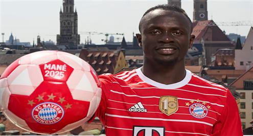 تقديم ساديو ماني لاعب بايرن ميونيخ الجديد