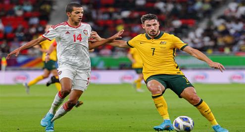 أهداف مباراة الإمارات واستراليا