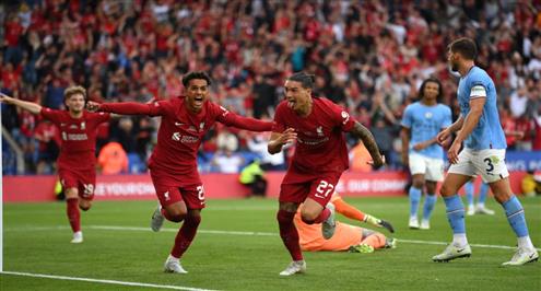 محمد صلاح يساهم في هدف ليفربول الثالث أمام مانشستر سيتي