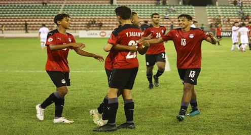 أهداف مباراة منتخب مصر وسوريا بكأس العرب للناشئين (5-0)