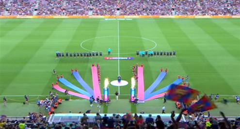 برشلونة يقدم اللاعبين للجماهير للموسم الجديد