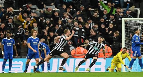 أهداف مباراة نيوكاسل وليستر سيتي