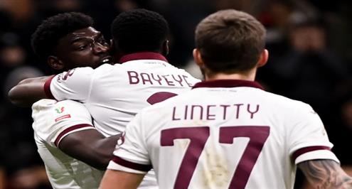 هدف تورينو أمام ميلان