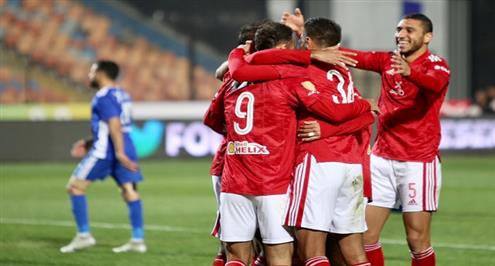 أهداف مباراة الأهلي وسموحة