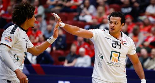 منتخب مصر يفوز على البحرين في بطولة العالم لكرة اليد