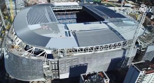 أعمال تجديد السانتياجو برنابيو متواصلة