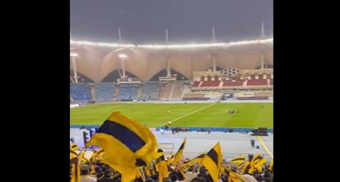 جماهير اتحاد جدة تهتف لميسي قبل مواجهة رونالدو
