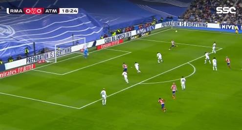 هدف أتلتيكو مدريد الأول أمام ريال مدريد (موراتا)