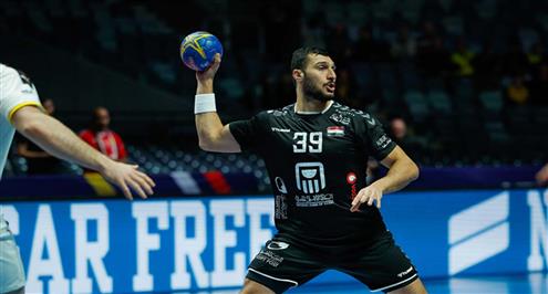 يحيي الدرع يسجل أمام ألمانيا بمونديال اليد