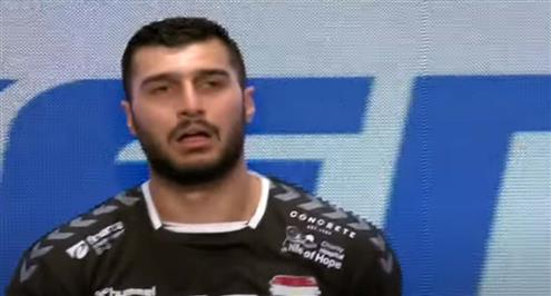 حزن لاعبي مصر بعد الخسارة أمام ألمانيا في مونديال اليد