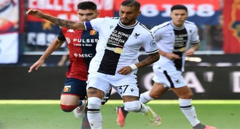 أهداف مباراة أودينيزي وجنوى 