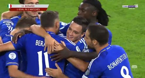 هدف إيطاليا الثاني أمام مالطة (دومينيكو بيراردي)