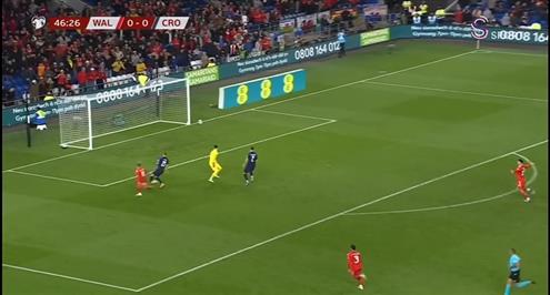 هدف ويلز الأول أمام كرواتيا (هاري ويلسون)