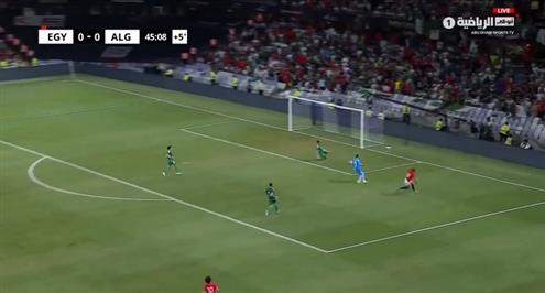 انقاذ رائع من رامي بن سبعيني بعد تسديدة مصطفى محمد