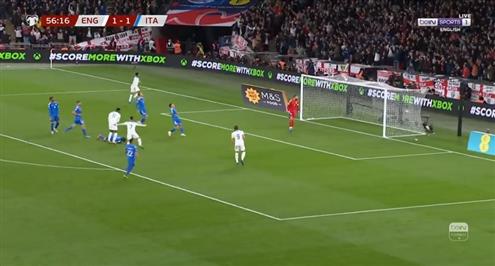 مجهود رائع من بيلينجهام.. هدف إنجلترا الثاني أمام إيطاليا (راشفورد)