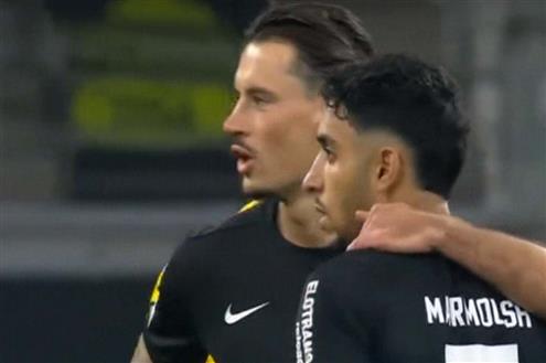 مرموش يتسبب في الهدف الأول لفرانكفورت أمام هلسنكي