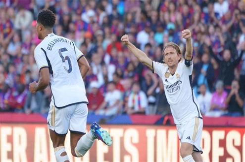 قذيفة بيلينجهام.. هدف ريال مدريد الأول أمام برشلونة