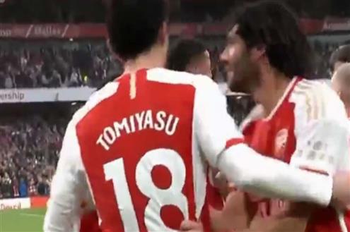 النني يساهم في هدف أرسنال  الخامس أمام شيفيلد يونايتد