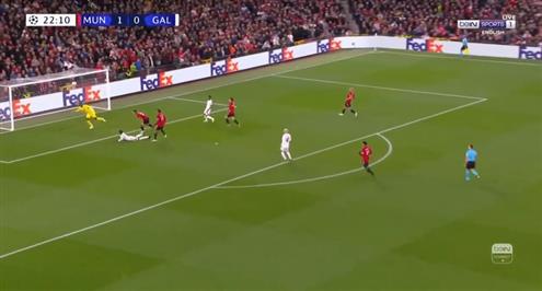 هدف رائع.. هدف جالاتا سراي الأول أمام مانشستر يونايتد (زاها)