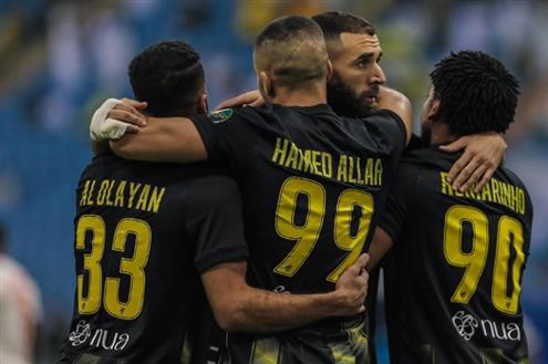 تسديدة صاروخية.. هدف الاتحاد الثالث أمام الفيحاء (بنزيما)