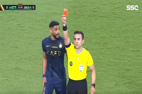 لحظة طرد تاليسكا أمام الاتفاق 