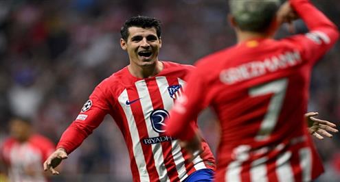 هدف أتلتيكو مدريد الأول أمام فينورد (موراتا)