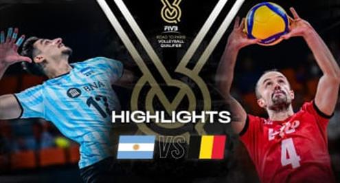 ملخص مباراة الارجنتين وبلجيكا في التصفيات المؤهلة للأولمبياد