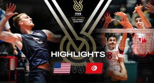 ملخص مباراة امريكا وتونس في التصفيات المؤهلة للأولمبياد