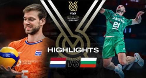 ملخص مباراة هولندا وبلغاريا في التصفيات المؤهلة للأولمبياد