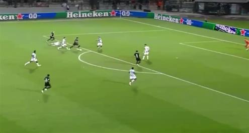 هدف عمر مرموش الملغي أمام باوك سالونيكا 