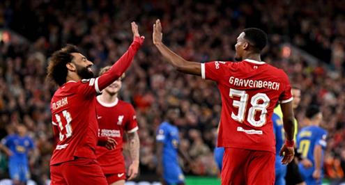 أبرز لمسات محمد صلاح أمام سان جيلواز