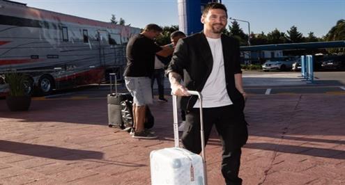 لحظة وصول ميسي إلى الأرجنتين قبل مواجهات تصفيات كأس العالم