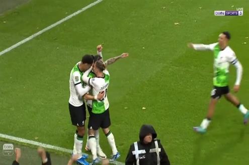 هدف ليفربول الثاني أمام بورنموث (نونيز)