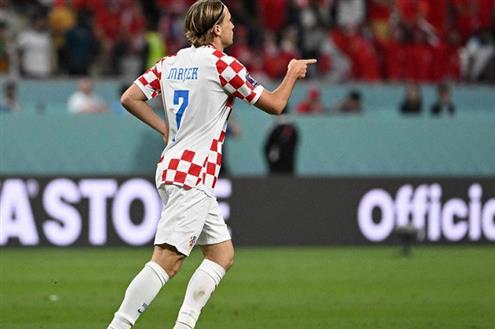 هدف كرواتيا الأول أمام لاتفيا (لوفرو ماير)
