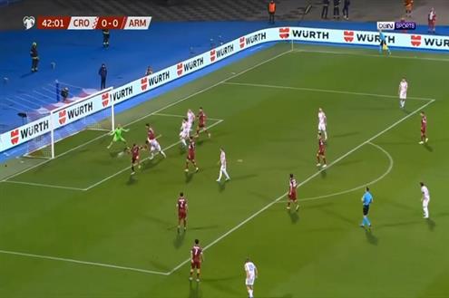 هدف كرواتيا الأول أمام أرمينيا (أنتي بوديمير)