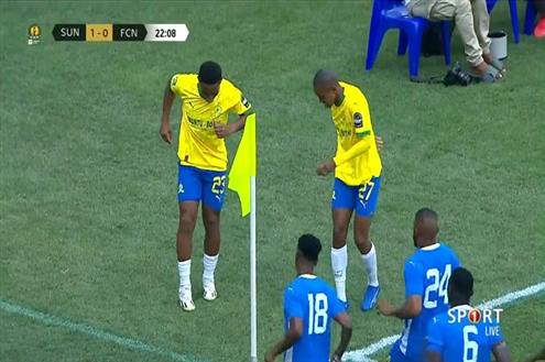 هدف صنداونز الأول أمام نواذيبو (لوكاس ريبيرو)