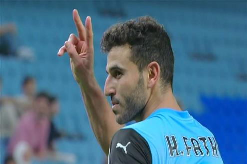 حمدي فتحي يسجل هدف الوكرة أمام نادي قطر