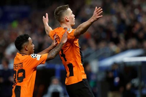 هدف شاختار أمام برشلونة 