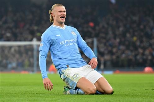 هدف مانشستر سيتي الثالث أمام يونج بويز (هالاند)