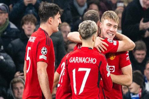 هدف مانشستر يونايتد الأول أمام كوبنهاجن (هويلاند)