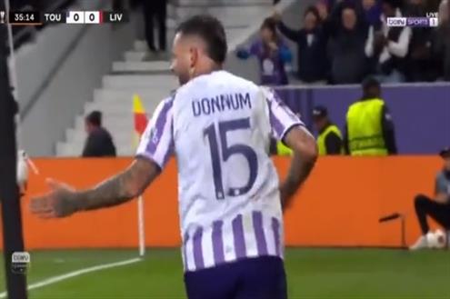 هدف تولوز الأول أمام ليفربول (دونوم)