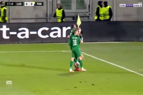 بيوتروفسكي يسجل هدف صاروخي أمام فنربخشة 