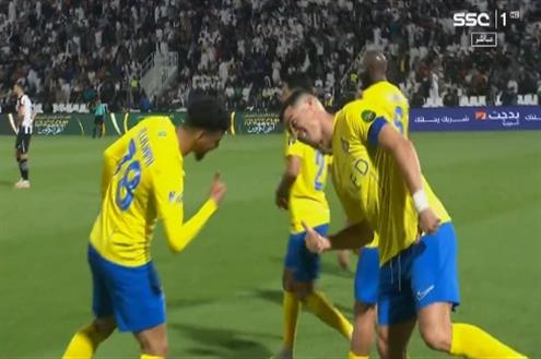 هدف النصر الرابع أمام الشباب (رونالدو)