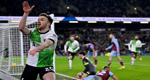 أهداف مباراة بيرنلي وليفربول 