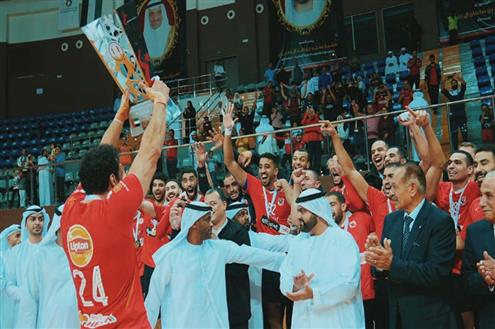 تتويج الأهلي بكأس السوبر لليد