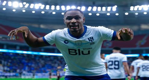 هدف الهلال الأول أمام الدحيل (إيجالو)