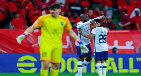 هدف الهلال الخامس أمام الدحيل (سالم الدوسري)