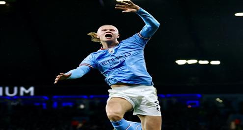 هاتريك هالاند أمام بيرنلي 