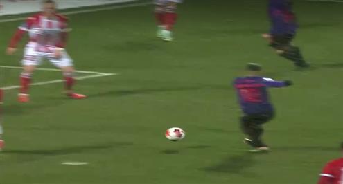 إمام عاشور يهدر هدفا أمام أولبورج 