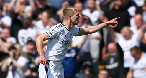 شاهد هدف تعادل ليدز أمام نيوكاسل (كريستنسن)